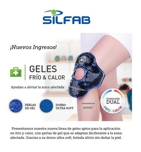 Imagen 4 de 6 de Gel Frio & Calor Para Codo O Rodilla Silfab