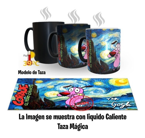 Coraje Perro Cobarde, Noche Estrellada Taza Magica Y Estuche | MercadoLibre Coraje Perro Cobarde, Noche Estrellada Taza Magica Y Estuche | MercadoLibre