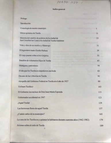 Tuxtla Gutiérrez, Aquel. Anecdotario Histórico (Usado)