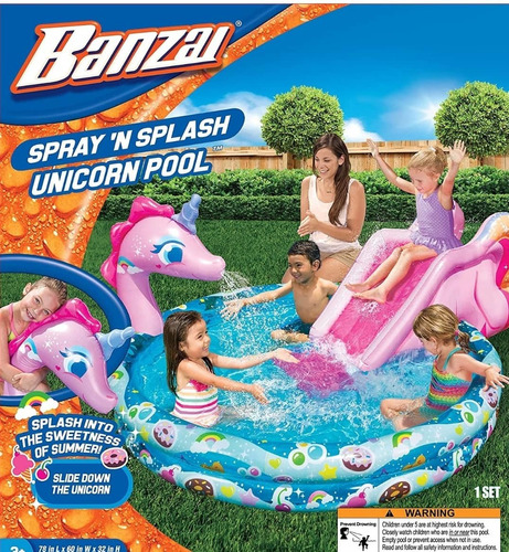 Piscina De Unicornio Banzai Centro De Juego