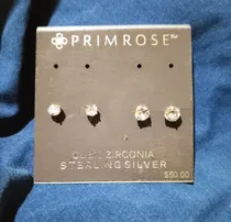 Comprar Set De 2 Pares De Zarcillos Primrose Plata Esterlina