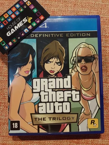 Grand Theft Auto The Trilogy Ps4 (Novo) (Jogo Mídia Física
