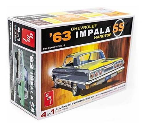 Modelismo Figuras Amt 1963 Chevy Impala Ss Hardtop - Juego D