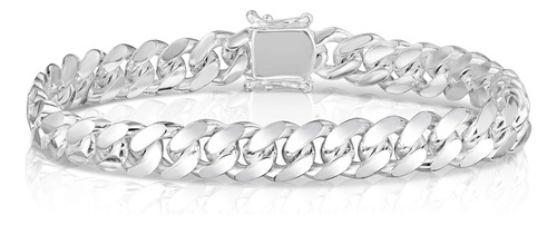 Argento Reale Plata De Ley 925 Sólida 6.25mm-12.25mm Pulsera