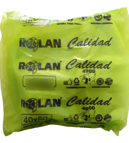 Bolsa Camiseta Rolan Tiburón 40x50 Bulto X20 Paquetes 