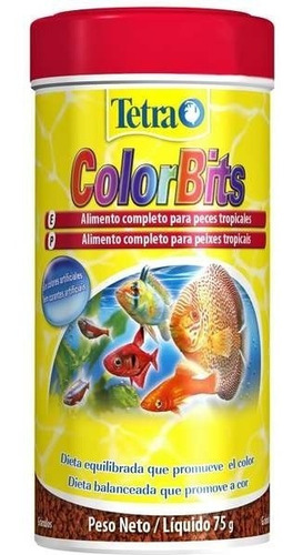 Imagem 1 de 2 de Ração Tetra Colorbits Granules 75g Acará Bandeira E Discos