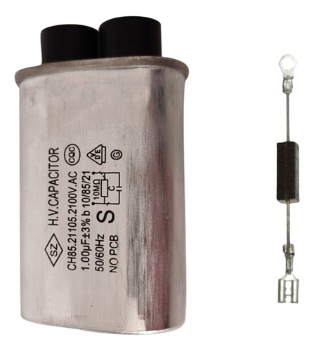 Capacitor Microondas Diferentes Valores + Diodo Alto Voltaje