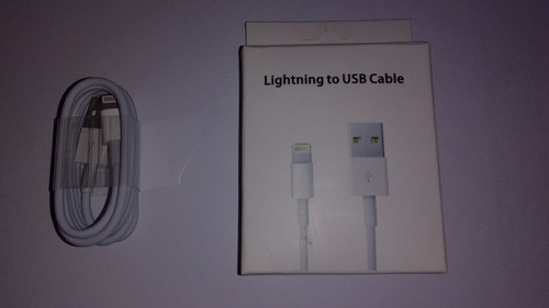Imagen 3 de 4 de Cables Lightning iPhone 5 Y 6 iPod Touch 4ta Generacion iPad