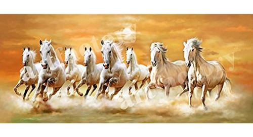 Fabrica De Arte Feng Shui Ocho Caballo Lona Pintura