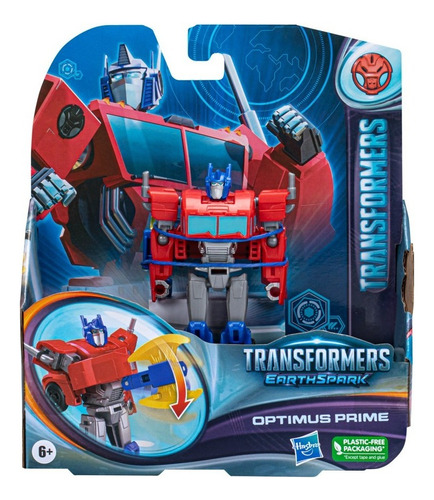 Transformers Earthspark Figura De 12 Cm Optimus Prime Hasbro