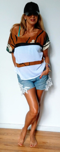 Imagen 3 de 9 de Remera Algodón Marleen Super Amplio