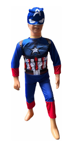 Disfraz Capitan America Niño Disfraces Superheroes Marvel Lo