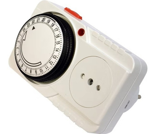 Imagen 2 de 3 de Reloj Temporizador Timer Analogico 24 Horas