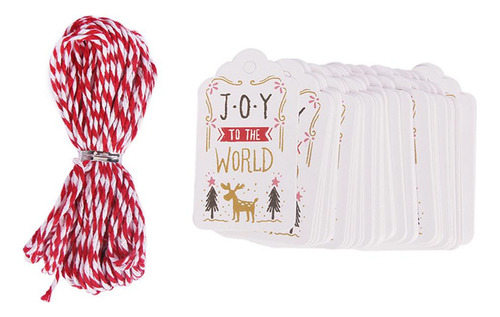 3 Paquete De 6x50 Etiquetas De Navidad En Papel 3 Piezas