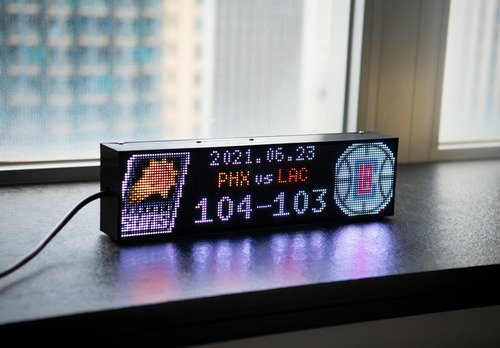 Pantalla Led Ticker Fintic Deporte Estilo Wallstreet Mancave