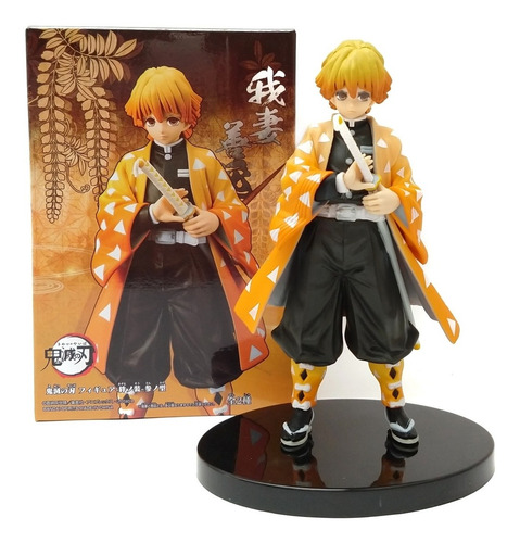Demon Slayer Kimetsu No Jaiba Zenitsu Agatsuma Figura Caja
