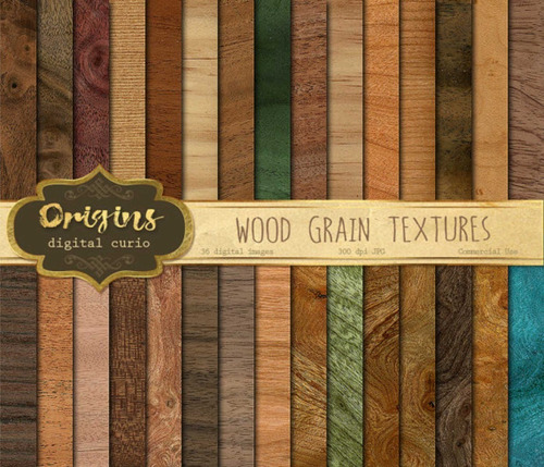 Papeles Fondos Digitales - Odc Wood Grain Textures