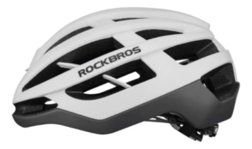 Casco Ciclismo Rockbros Modelo Hc58 Cierre Magnetico Blanco L