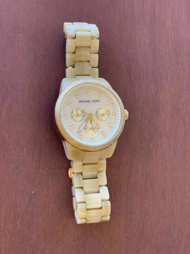 Relógio Michael Kors Tartaruga Bege