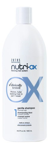 Nutri-ox Champu Suave Normal Para Cabello Fino | Cabello Mas