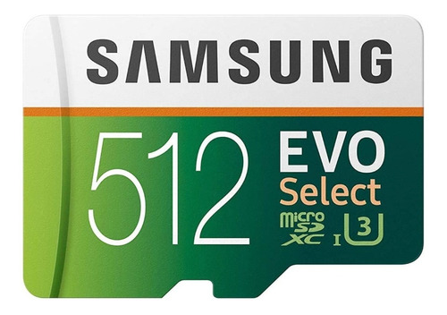 Tarjeta Memoria Micro Sdhc Samsung Evo 512gb Clase 10 4k U3