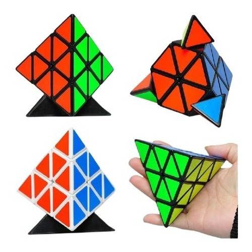 Cubo Mágico Shengshou Triângulo Pyraminx Pirâmide