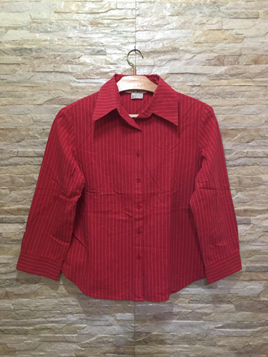 Camisa Feminina Listrada Zara Basic