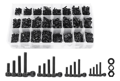 2000 Pernos Métricos Hexagonales, Tornillos, Tuercas Y Arand