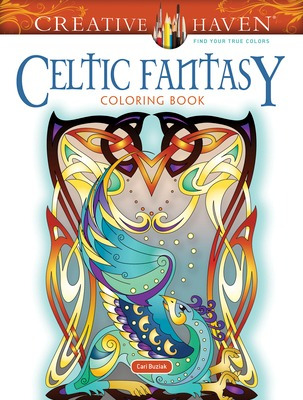 Libro Creative Haven Celtic Fantasy Coloring Book - Buzia...