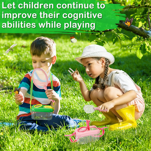 Juego De 2 Atrapadores De Insectos Para Niños, Kit De