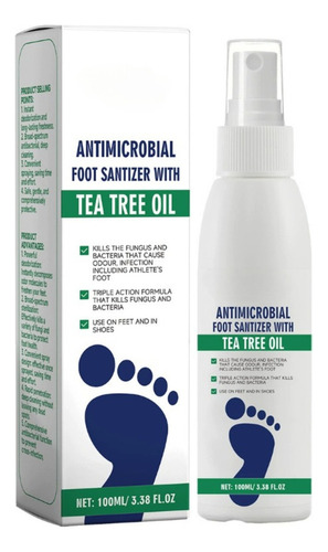 Spray Desinfectante Para Pies Con Aceite De Árbol De Té, Árb