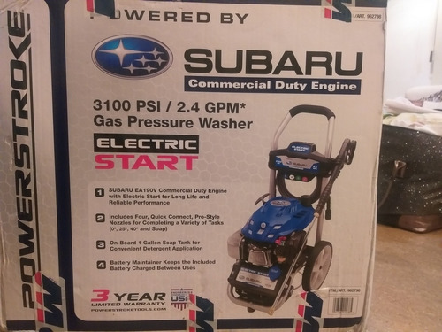 Hidrojet Powerstroke Motor Subaru 3.100 Psi Electric Start