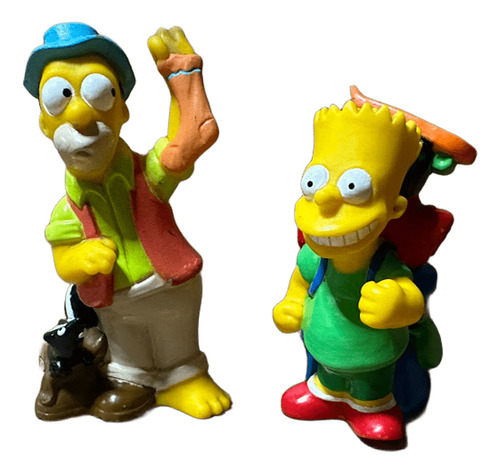 Homero Y Bart Simpson Los Simpson Tcffc Fox 1990 (Usado)