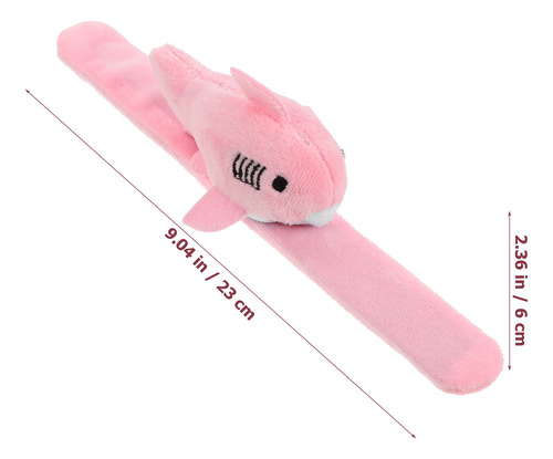 2 Pulseras De Peluche Con Forma De Tiburón Para Bofetadas, J