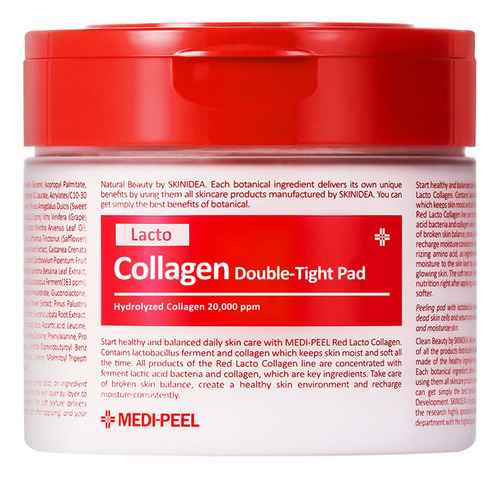 Medi-peel Red Lacto - Almohadilla Exfoliante De Colageno De