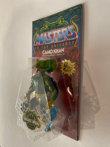 Camo Kahn Motu Origins Mattel Creations Exclusive Unpunched (Usado)