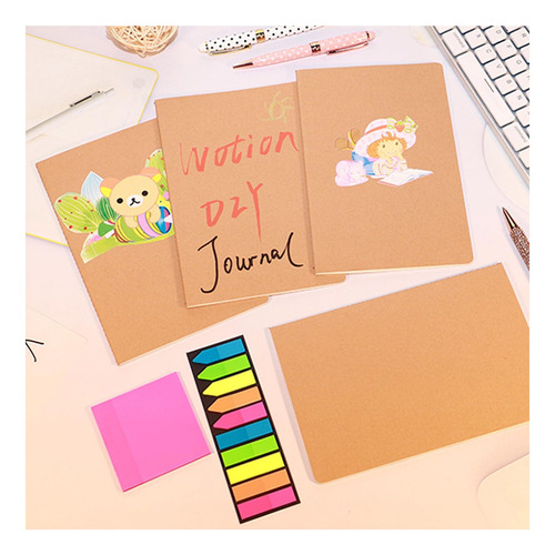 Y 24 Pack Kraft Notebook Journals Para Viajeros,