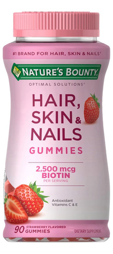 Vitaminas Cabello, Piel Y Uñas Nature's Bounty 90 Gomitas