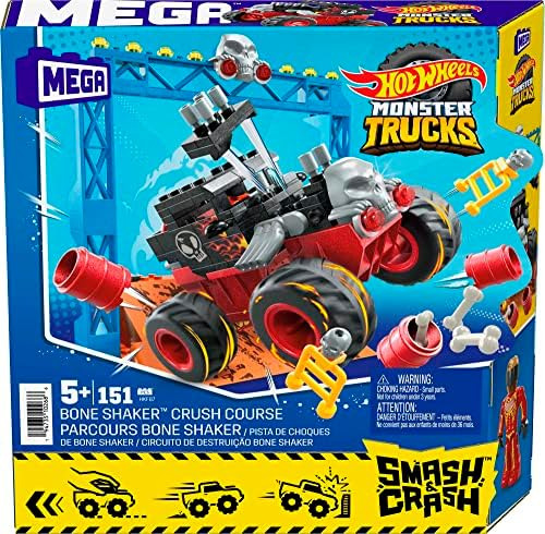 Mega Hot Wheels Monster Trucks Juguete De Construcción, Smas