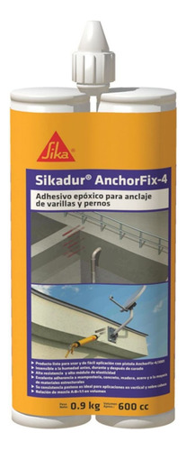 Sikadur Anchorfix-4 Adhesivo De Anclaje De Varillas Y Pernos
