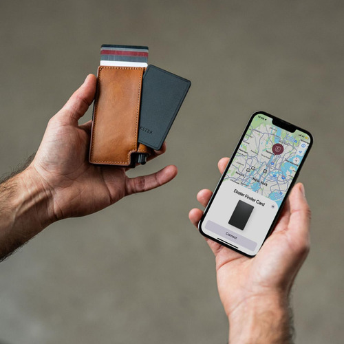 Ekster Tarjeta Localizadora Bluetooth Negra - Incluye Baterías - Localizador de Objetos Compacto y Práctico para tus Pertenencias.