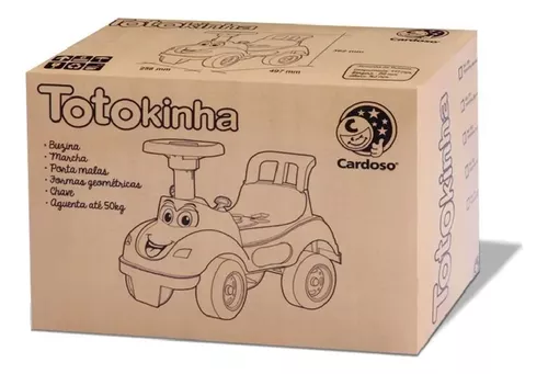 Triciclo Carrinho De Bebê Motoca Velotrol Infantil Totoka