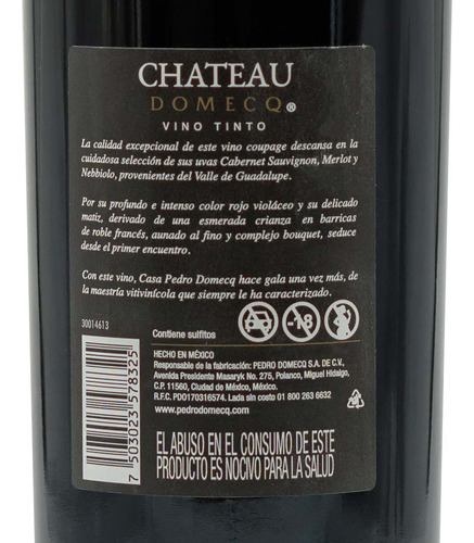 Vino Tinto | Bodegas Domecq |chateau Domecq | 13.2% Alc.vol.