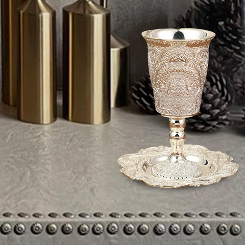 Taza De Café, Taza De Cóctel Con Decoración De Platillo, Taz