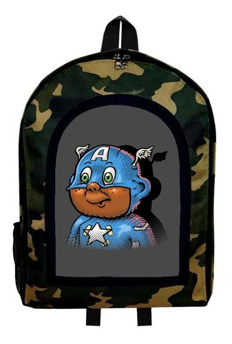 Mochila Camuflada Capitan America Nueva Colección Modelo 29