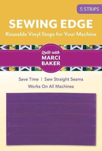 Sewing Edge - Reusable Vinyl Stops For Your Machine 5 Strip: Reusable Vinyl Stops For Your Machine, De Baker, Marci., Vol. 1. Editorial C&t Publishing, Tapa Blanda En Inglés, 2016