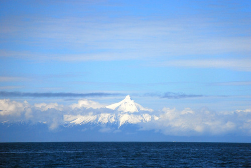 Terreno 1ra Fila Playa Mirando Continente Y Volcán Nevado