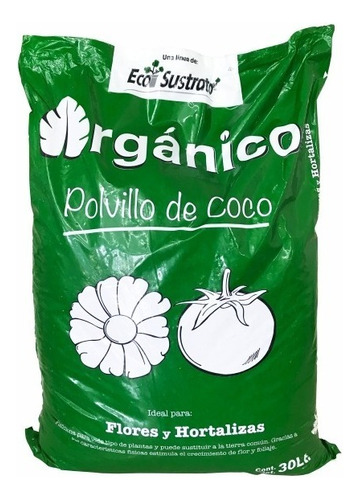Sustrato Polvillo De Coco 15 Kg Organico