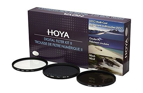 Kit De Filtros Digitales Hoya De 52 Mm, Hmc Uv (c), Polariza