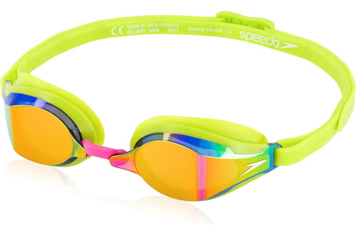 Gafas De Natacion Speedo Verde Lima, Unisex, Adulto